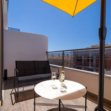 Ocean View Rooftop Paradise, Tavira Appartement