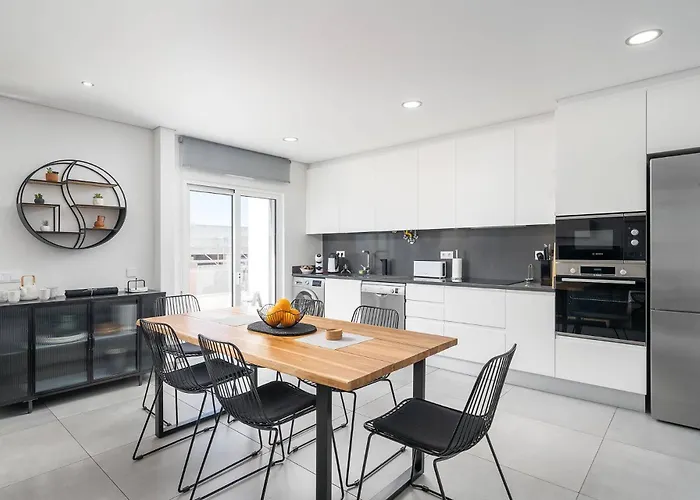 Ocean View Rooftop Paradise, Tavira Lägenhet Cabanas De Tavira